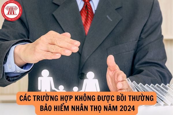 Các trường hợp nào không được bồi thường bảo hiểm nhân thọ năm 2024?