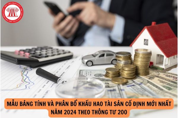 Mẫu 06-TSCĐ Mẫu Bảng tính và phân bổ khấu hao tài sản cố định mới nhất năm 2024 theo Thông tư 200?