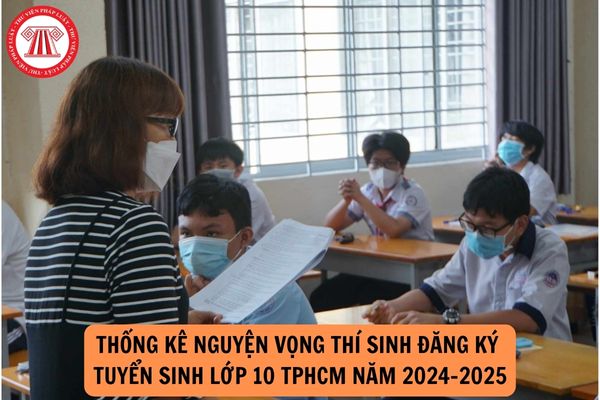 Thống kê nguyện vọng thí sinh đăng ký tuyển sinh lớp 10 TPHCM năm 2024-2025?