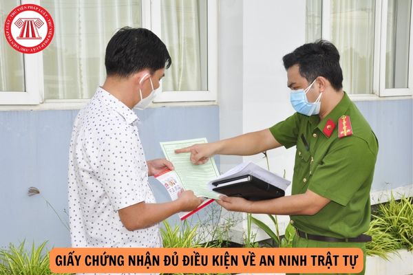 Mẫu số 01 Giấy chứng nhận đủ điều kiện về an ninh trật tự cập nhật mới nhất năm 2024?