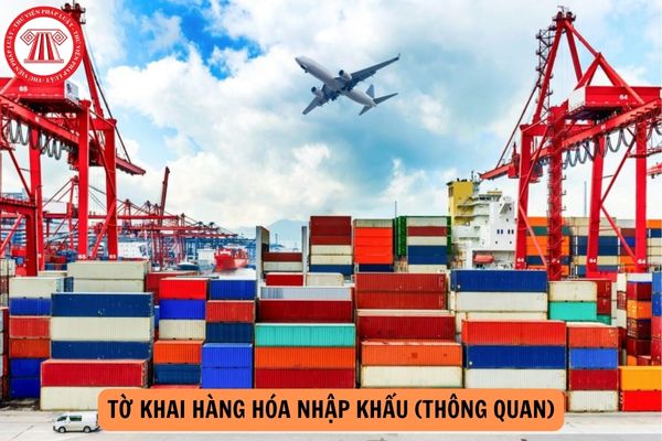 Mẫu Tờ khai hàng hóa nhập khẩu (thông quan) theo Thông tư 38 cập nhật năm 2024?