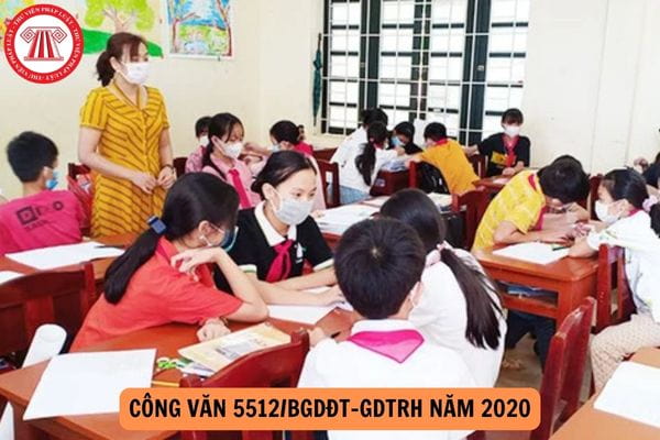 Tải Phụ lục Công văn 5512 của Bộ giáo dục file word?