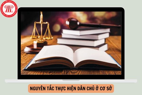 Theo Luật thực hiện dân chủ ở cơ sở, nội dung nào là một trong những nguyên tắc thực hiện dân chủ ở cơ sở?