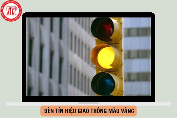 Khi đèn tín hiệu giao thông màu vàng bật sáng, người điều khiển phương tiện đi chưa đến vạch dừng thì phải làm gì?