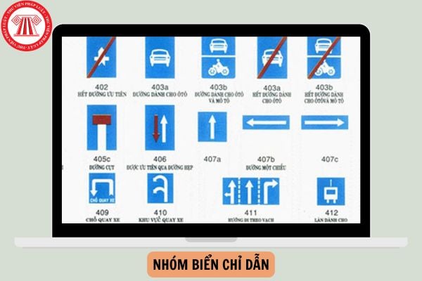 Nhóm biển chỉ dẫn là hình dạng như thế nào từ ngày 01/01/2025?