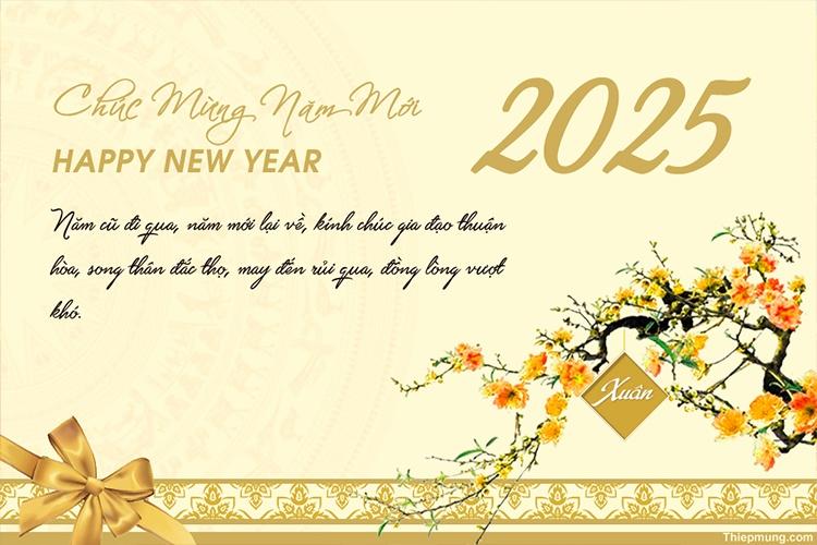 Thiệp chúc mừng năm mới 2025 đẹp, ý nghĩa? Người dân có được sử dụng