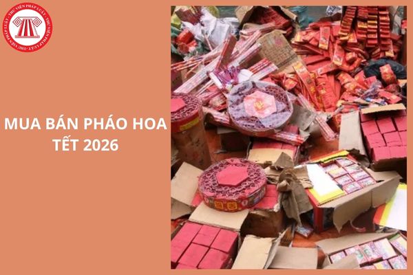 Mua bán pháo hoa trái phép dịp Tết 2026 bị phạt bao nhiêu tiền?