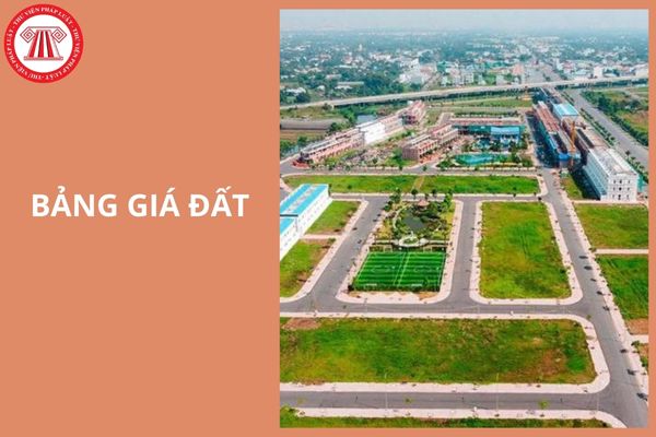 Từ ngày 1 1 2026, bảng giá đất do Hội đồng nhân dân cấp tỉnh quyết định, công bố và áp dụng đúng không?