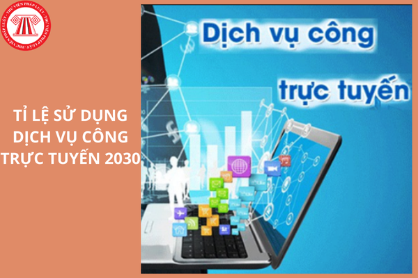 Nghị quyết 57-NQ/TW năm 2024 nêu mục tiêu đến năm 2030, tỉ lệ sử dụng dịch vụ công trực tuyến của người dân và doanh nghiệp đạt mức nào?