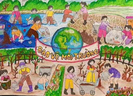 Tranh vẽ bảo vệ môi trường