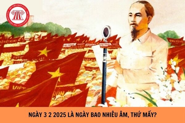 Ngày 3 2 2025 là ngày bao nhiêu âm? Ngày 3/2/2025 Dương lịch là thứ mấy?