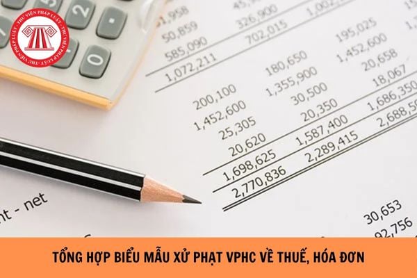 Tổng hợp Biểu mẫu xử phạt vi phạm hành chính thuế hóa đơn 2026 mới nhất thế nào?