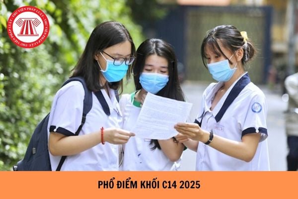 Phổ điểm khối C14 2025 là bao nhiêu? Phổ điểm khối C14 2025 so với 2024 như thế nào?