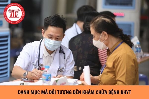 Danh mục mã đối tượng đến khám chữa bệnh BHYT từ 17/10/2025 như thế nào?