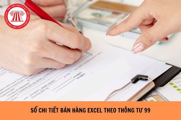 Sổ chi tiết bán hàng Excel theo Thông tư 99 như thế nào?