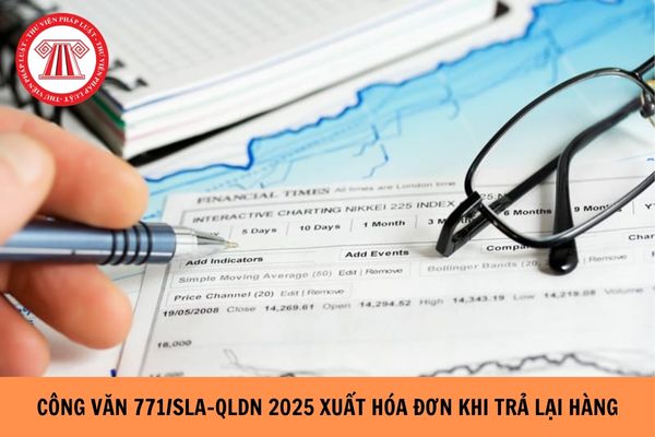 Công văn 771/SLA-QLDN 2025 hướng dẫn xuất hóa đơn và kê khai thuế GTGT khi trả lại hàng hóa ra sao?