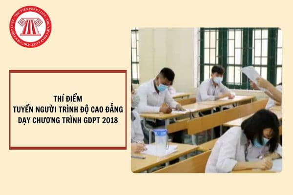 Thí điểm tuyển người trình độ cao đẳng dạy một số môn học theo Chương trình giáo dục phổ thông 2018?