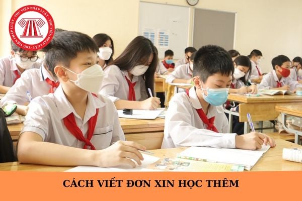 Cách viết mẫu đơn đăng ký học thêm của học sinh mới nhất 2025?