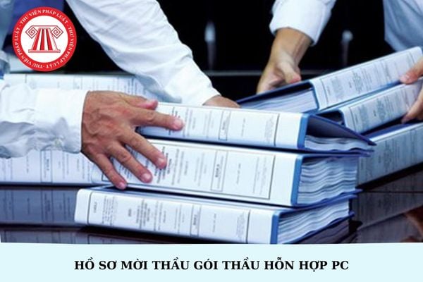 Mẫu hồ sơ mời thầu gói thầu hỗn hợp PC theo Thông tư 22?