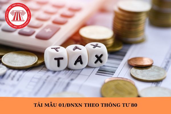 Tải mẫu số 01 đnxn theo Thông tư 80 và cách điền mới nhất 2025?