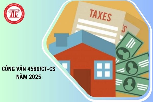 Công văn 4586 CT CS năm 2025 về việc xác nhận thực hiện nghĩa vụ thuế chi tiết như thế nào?