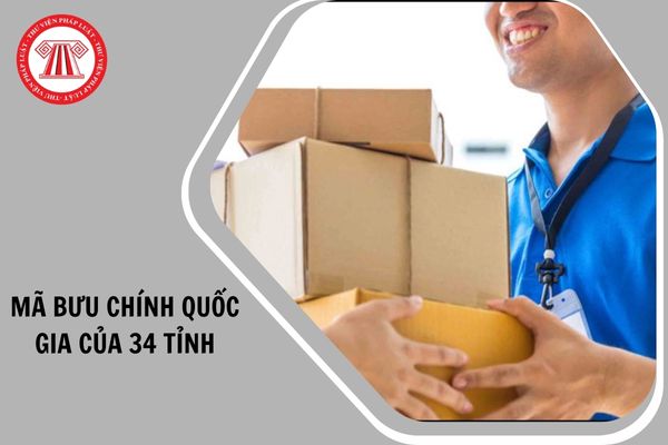 Mã bưu chính quốc gia của 34 tỉnh thành phố sau sáp nhập 2025 là gì?