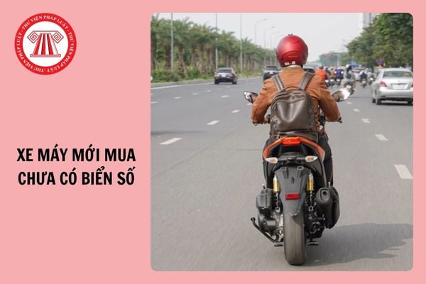 Từ 1/1/2025, xe máy mới mua chưa có biển số đi trên đường bị phạt bao nhiêu tiền?