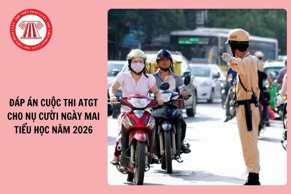 Câu hỏi và đáp án ATGT cho nụ cười ngày mai tiểu học (Khối 3, 4, 5) năm 2026 đầy đủ ra sao?
