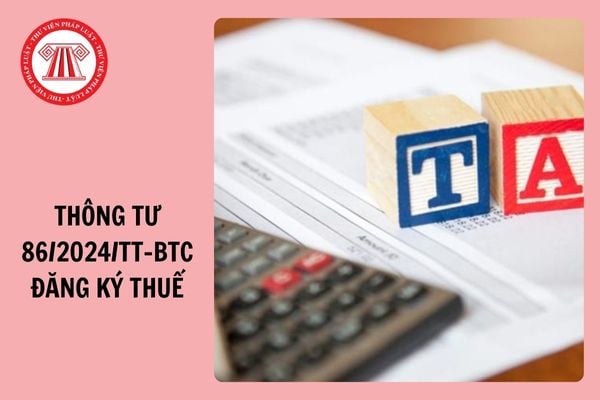 Tải toàn bộ Phụ lục Thông tư 86/2024/TT-BTC quy định về đăng ký thuế áp dụng từ 6/2/2024?