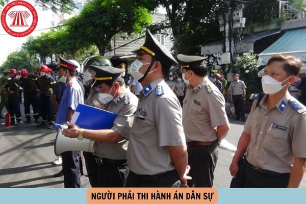 Người phải thi hành án dân sự chịu những chi phí cưỡng chế thi hành án