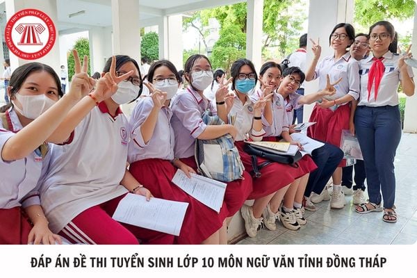 Đáp án đề thi tuyển sinh lớp 10 môn Ngữ văn tỉnh Đồng Tháp 2025 như thế nào? 