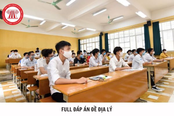 Full đáp án đề Địa lí mã đề 0124 thi tốt nghiệp THPT 2025 thế nào?