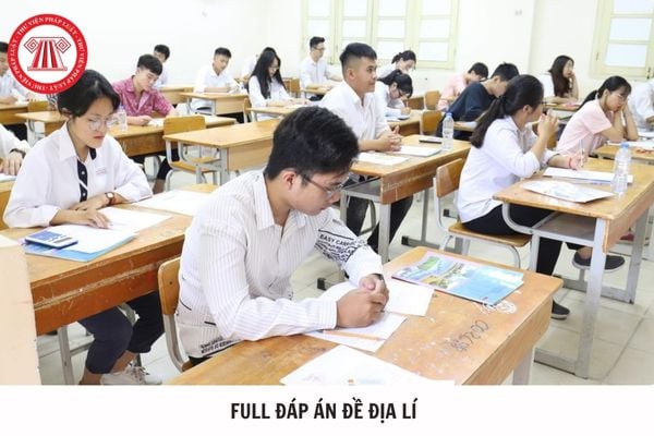 Full đáp án đề Địa lí mã đề 0112 thi tốt nghiệp THPT 2025 thế nào?
