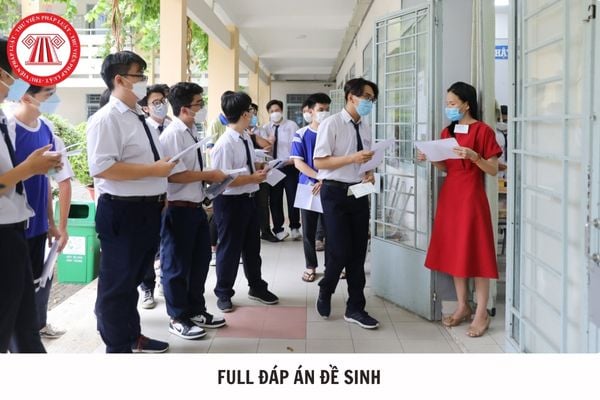 Full đáp án đề Sinh mã đề 0124 thi tốt nghiệp THPT 2025 thế nào?