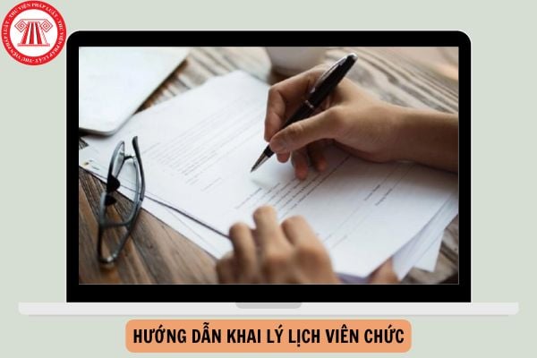 Hướng dẫn khai lý lịch viên chức 2025 chi tiết, mới nhất?