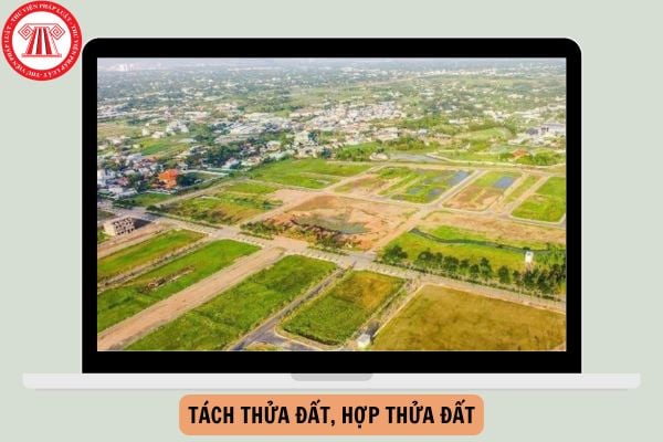 Tách thửa đất, hợp thửa đất mà hình thành lối đi thì phần lối đi thể hiện như thế nào?