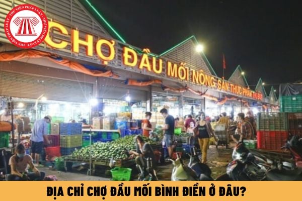 Địa chỉ chợ đầu mối Bình Điền ở đâu? Tiềm năng bất động sản khu vực chợ đầu mối Bình Điền