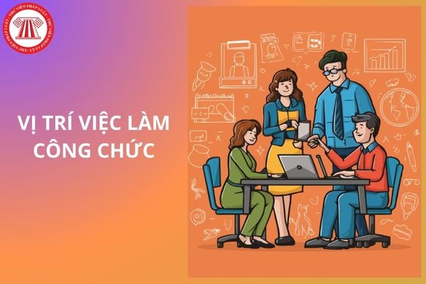 Danh mục vị trí việc làm hỗ trợ phục vụ trong cơ quan tổ chức hành chính ở bộ, ở cấp tỉnh chi tiết ra sao?