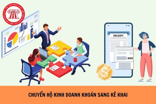 Chuyển hộ kinh doanh khoán sang kê khai có phải nộp mẫu số 08-MST không?