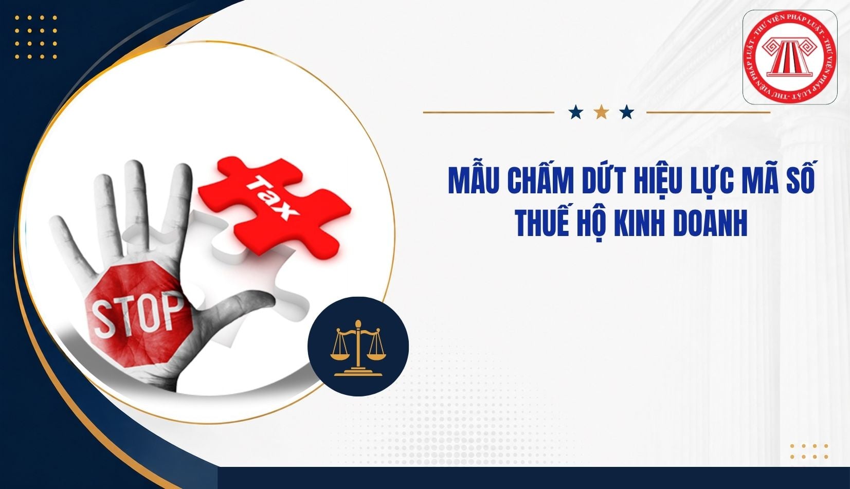 Mẫu chấm dứt hiệu lực mã số thuế hộ kinh doanh 2026 là mẫu nào?