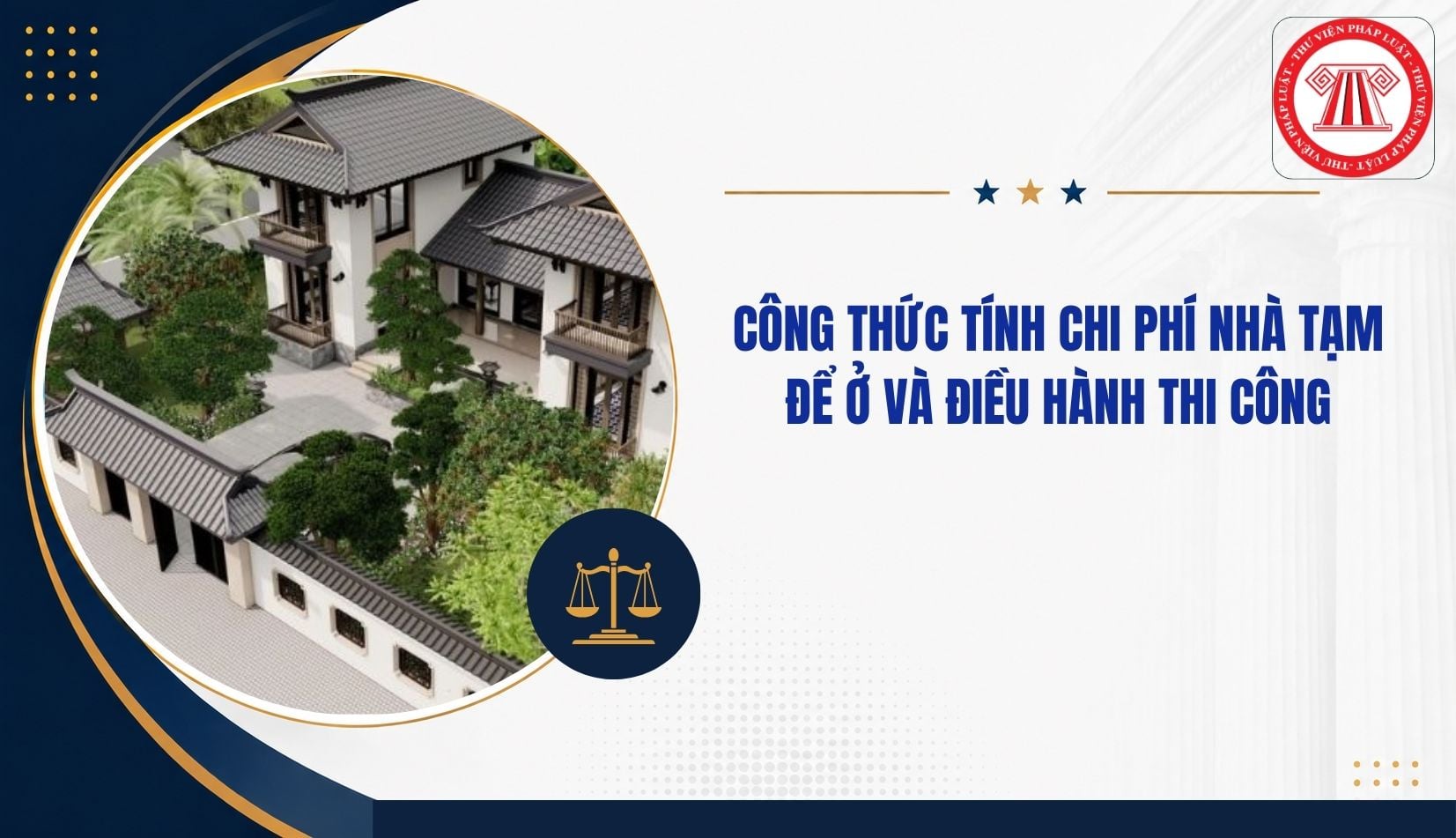 Đính chính công thức tính chi phí nhà tạm để ở và điều hành thi công tại Thông tư 36/2026 thế nào?
