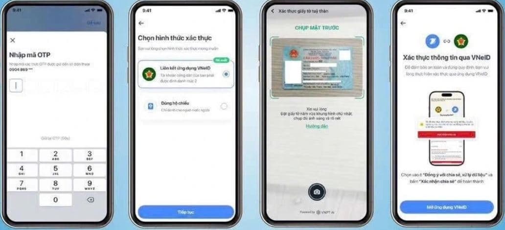 Nhập mã OTP được gửi về số điện thoại