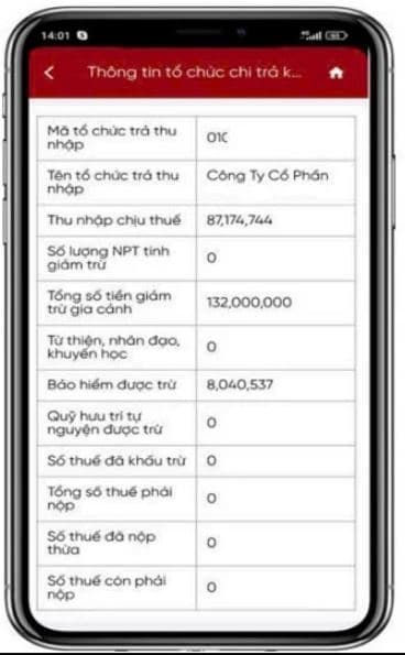 Cách TRA CỨU và GỬI phản ánh thông tin quyết toán thuế TNCN trên eTax Mobile