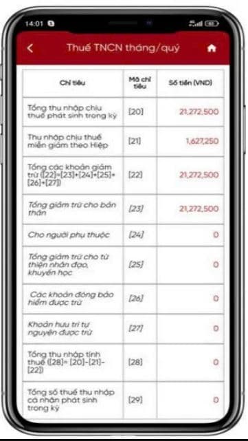 Cách TRA CỨU và GỬI phản ánh thông tin quyết toán thuế TNCN trên eTax Mobile