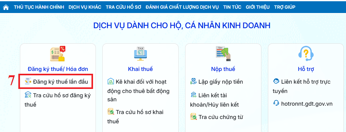 Hướng dẫn cách đăng ký thuế cho thuê tài sản trên Dịch vụ công thuế điện tử