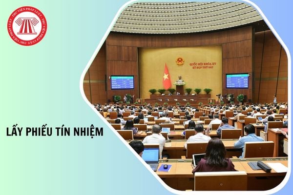 Lần đầu tiên Quốc hội khóa nào tiến hành lấy phiếu tín nhiệm các chức danh do Quốc hội bầu hoặc phê chuẩn?