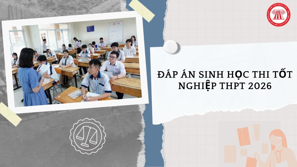 Đáp án đề SINH mã đề 0439 thi tốt nghiệp THPT 2026 ra sao?