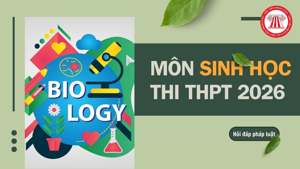 Full đề môn Sinh thi THPT 2026 chính thức mã 16 và đáp án chi tiết thế nào?