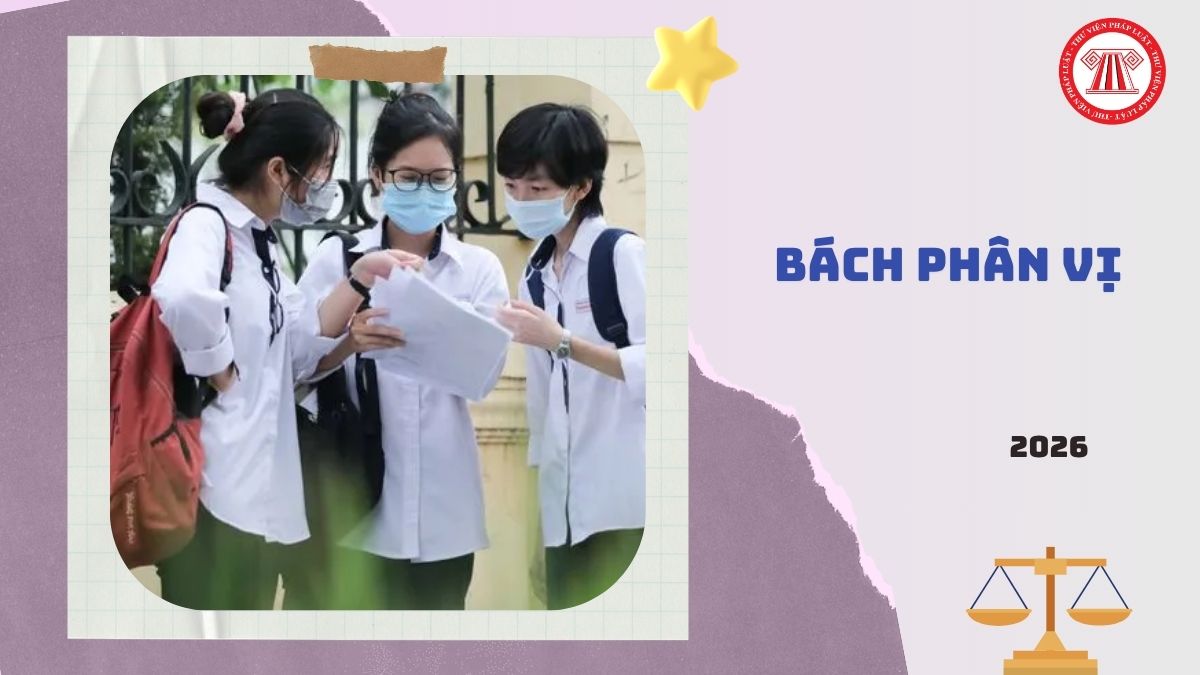 Bách phân vị khối B00 2026 thi tốt nghiệp THPT như thế nào?
