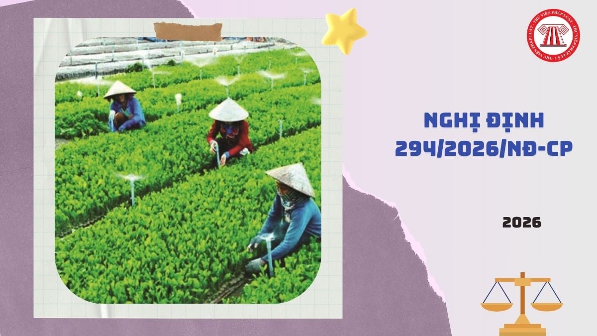 TOÀN VĂN Nghị định 294/2026/NĐ-CP về tổ hợp tác như thế nào?